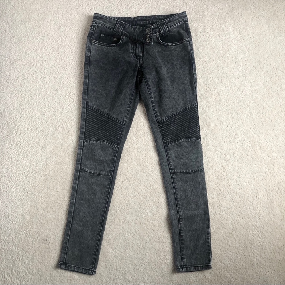 LF Carmar Gray Moto Jeans